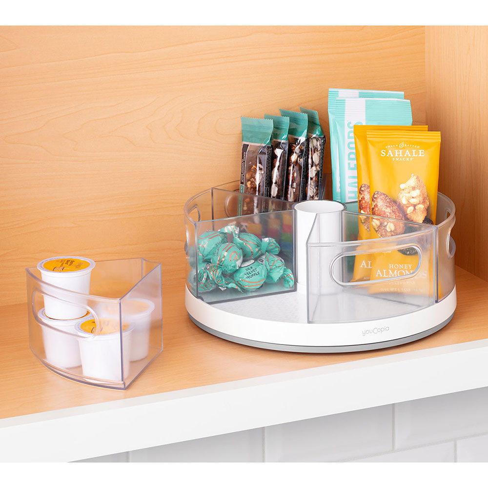 YouCopia Crazy Susan Kitchen Cabinet Turntable, 15-Inch